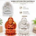 Hanuman Ji Idol Mould – High-Detail Religious Statue Mould for Resin, Eco Casting, Clay & Jesmonite | DIY Home Décor, Pooja & Handmade Crafts - Image 2
