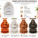 Hanuman Ji Idol Mould – High-Detail Religious Statue Mould for Resin, Eco Casting, Clay & Jesmonite | DIY Home Décor, Pooja & Handmade Crafts - Image 4