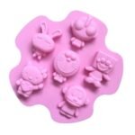 Doremon & Cartoon Character Silicone Mold for Chocolate, Fondant, Candy, Cookies, Jelly, Ice Cubes, Soap, Wax Melts, Epoxy Resin, UV Resin, Plaster, Clay & DIY Craft Decoration Supplies - Image 3