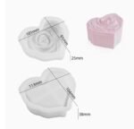 ROSE HEART SHAPED MOLD BI-JM137 - Image 2