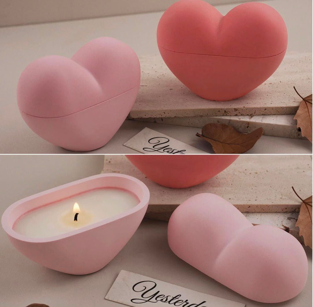 BI-JM159 2 HEART SHAPED MOLD BI-JM159 - Image 1