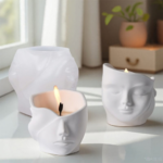 FACE DESIGN CANDLE JAR MOLD BI-JM196 - Image 2