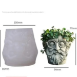 FACE DESIGN JAR MOLD BI-JM197