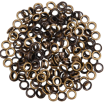 GOLDEN AND BRONZE METAL EYELATES BI-37